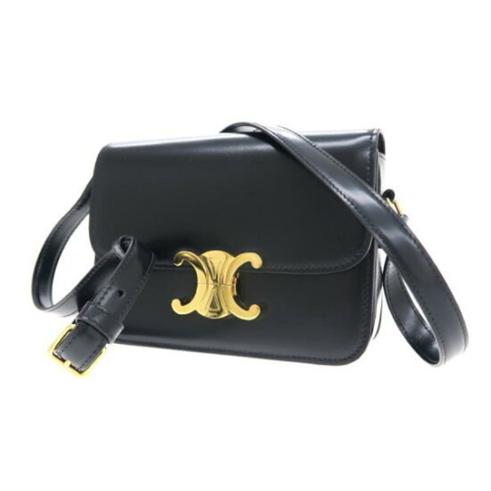 Celine Teen Triomphe Bag Shiny Calfskin